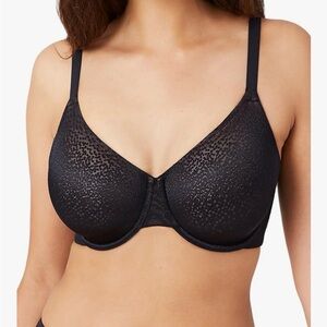 Wacoal Women's Back Appeal Underwire Bra Black Size 38DD